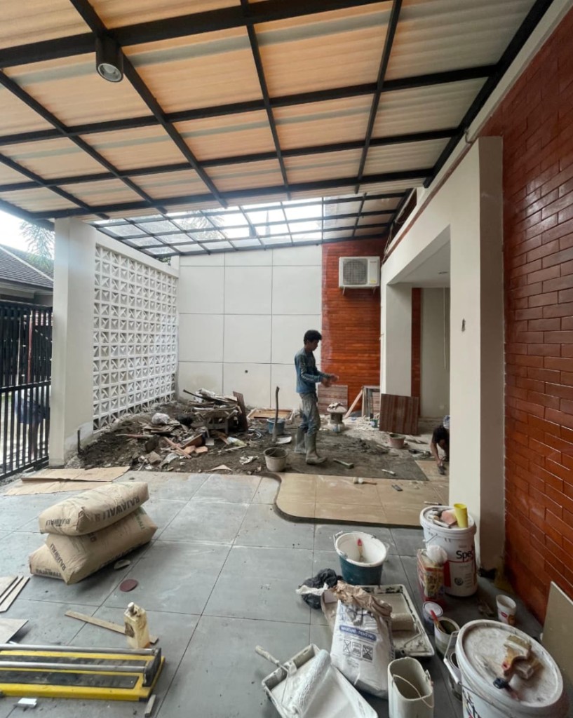 Renovasi carport
